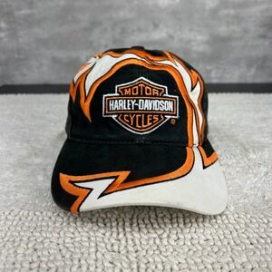 Vintage Harley Davidson Shockwave Strap Back Hat OSFA Biker Motorcycle